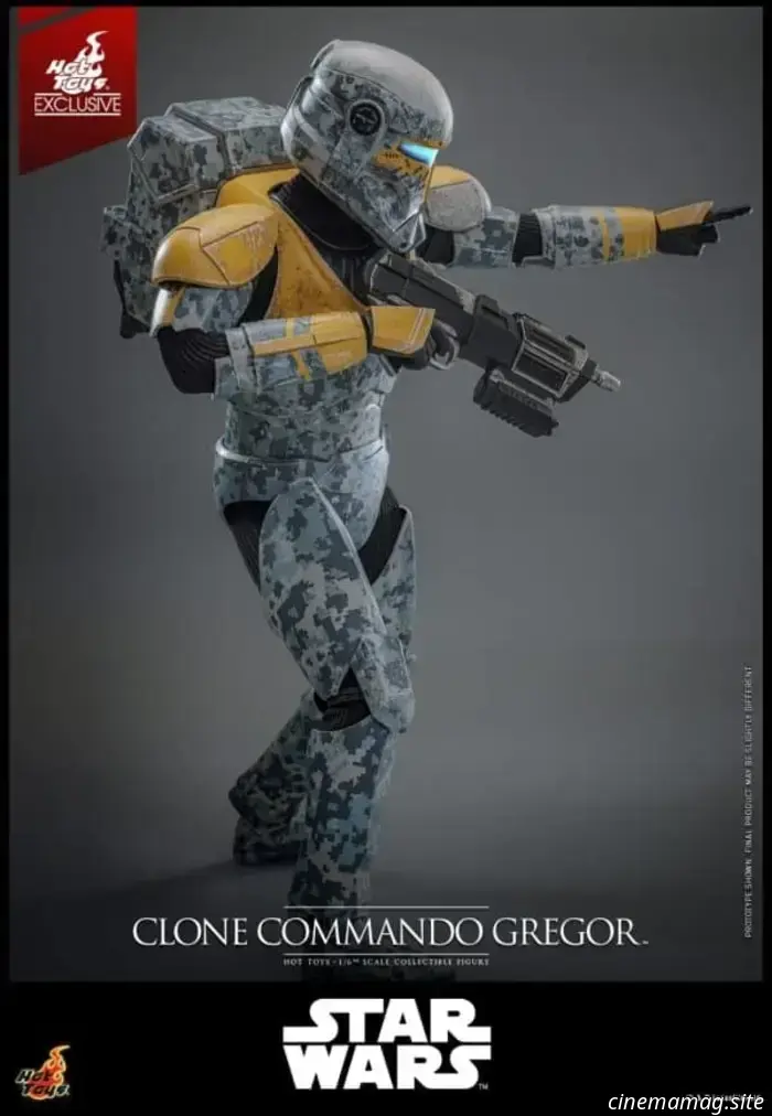 Clone Commando Gregor becomes part of Hot Toys' sixth scale action figure lineup from Star Wars.