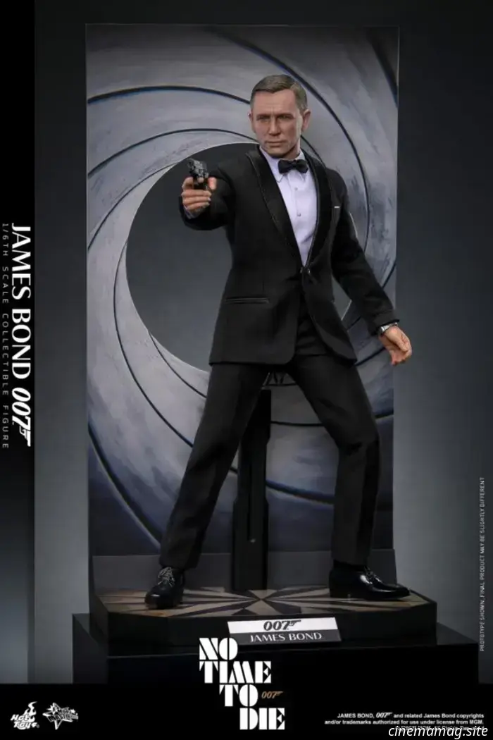 James Bond is now available in a sixth scale figure by Hot Toys, featuring the character from No Time To Die.