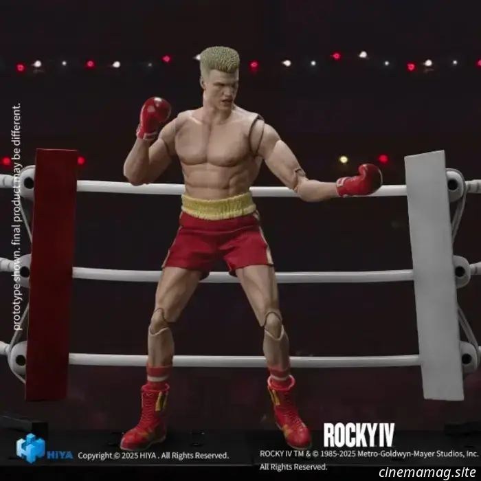 Ivan Drago si unisce alla linea di action figure Rocky Exquisite Super Series di Hiya Toys.