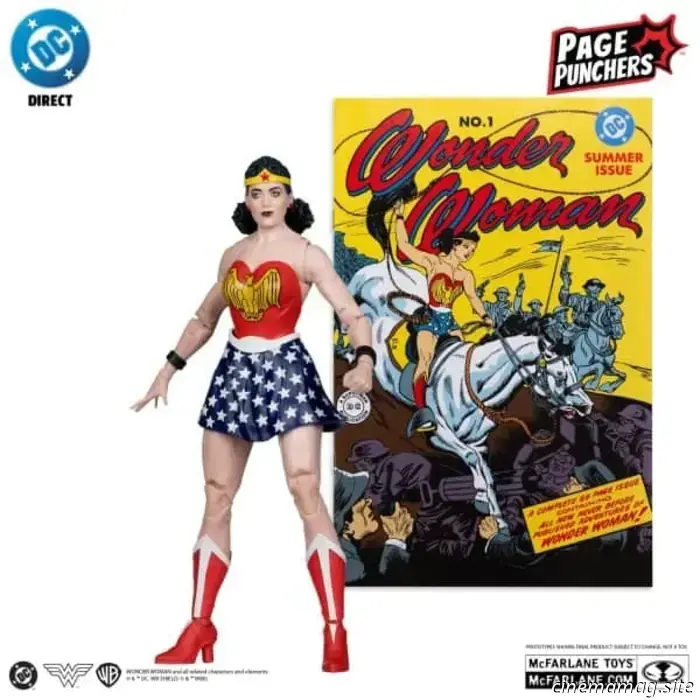 Wonder Woman y Superboy se unen a la línea DC Page Punchers de McFarlane con nuevas figuras