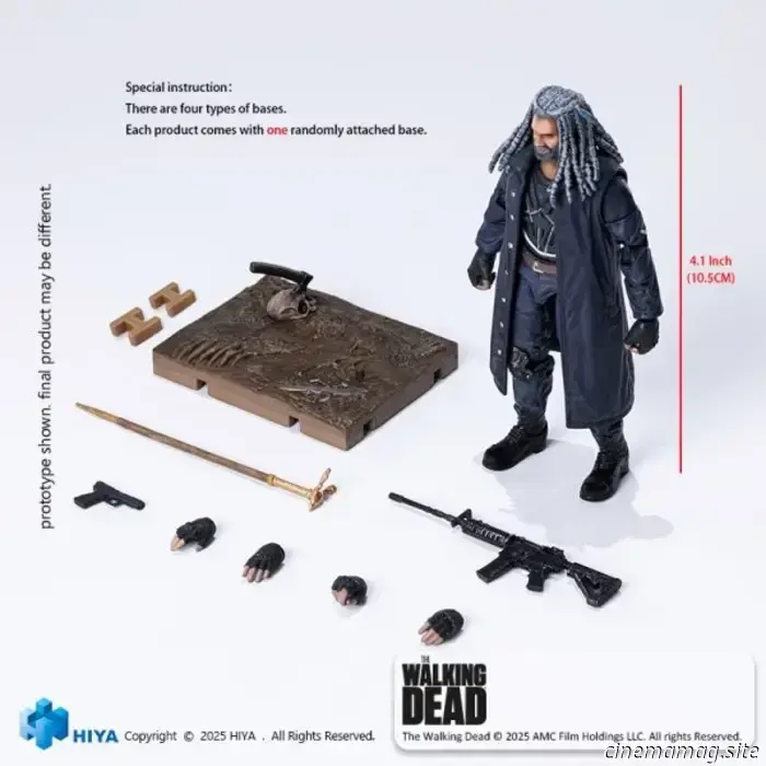 Ezekiel is part of Hiya Toys' new action figure in The Walking Dead Exquisite Mini Series.
