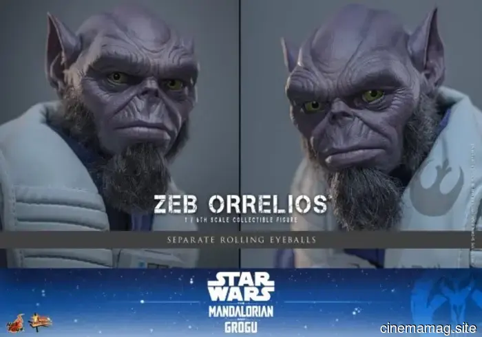 Звёздные войны: Мандалорец и Грогу Зеб Оррелиос шестидюймовая фигурка, представленная Hot Toys