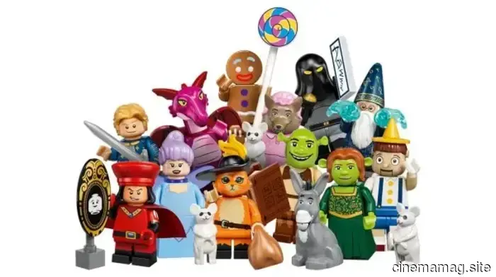 LEGO Shrek collectible minifigures set to launch in September.