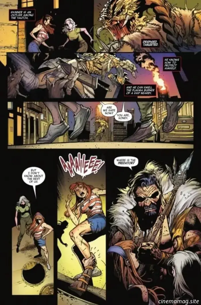 Avance de cómic - Depredador vs. Spider-Man #4
