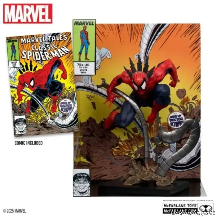 McFarlane presents new sixth scale collectibles of Spider-Man and Deadpool.