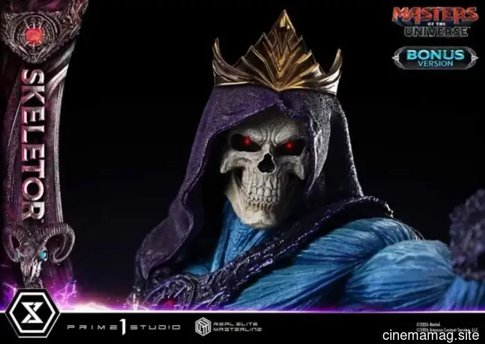 Masters of the Universe Skeletor Real Elite Masterline statua da collezione rivelata da Prime 1 Studio