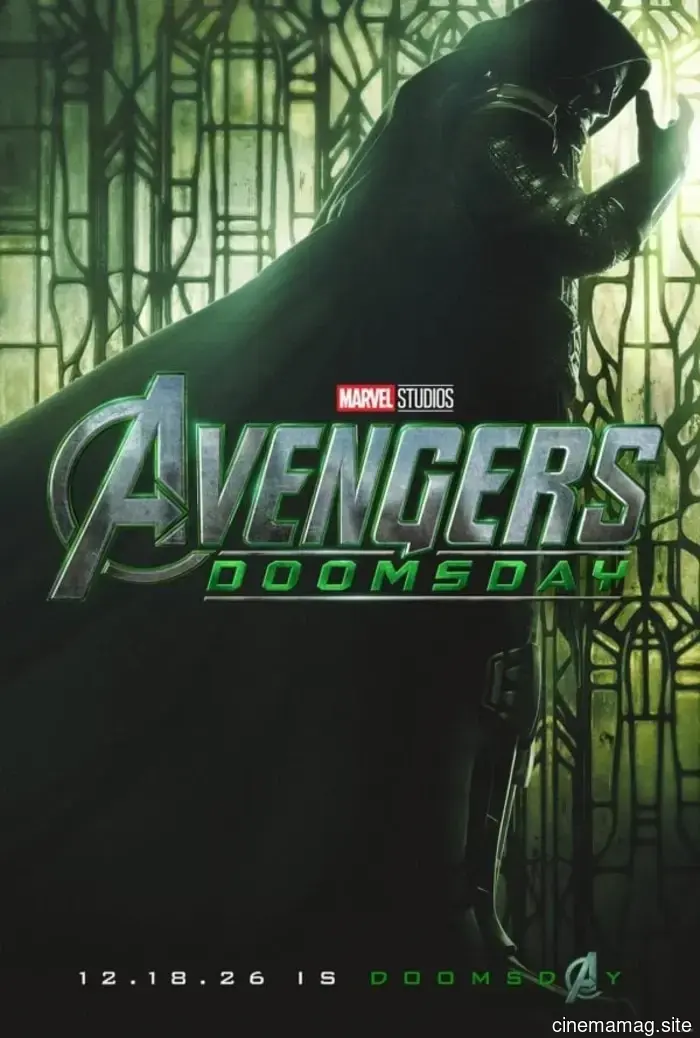 The latest poster for Avengers: Doomsday highlights Robert Downey Jr. as Doctor Doom.