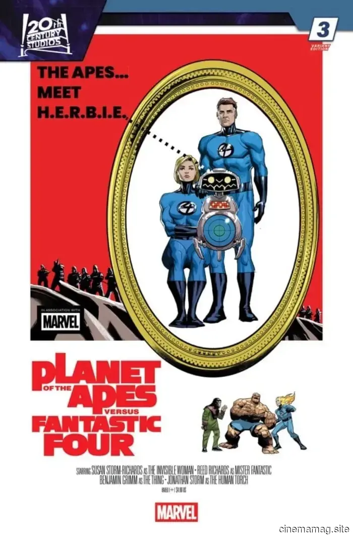 Vista previa del cómic – Planeta de los Simios vs. Cuatro Fantásticos #3