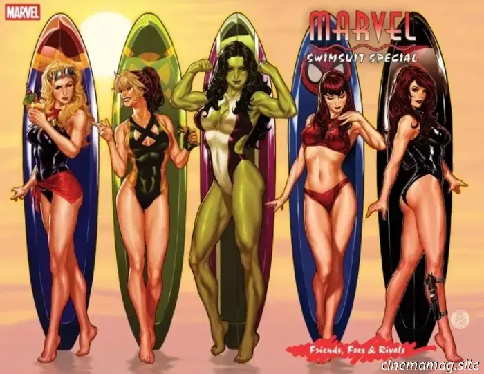 Специальный купальник Marvel: появились обложки для друзей, врагов и соперников
