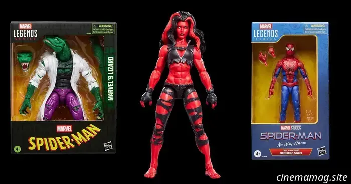 Hasbro ha svelato le action figure della serie Marvel Legends di Amazing Spider-Man, Red She-Hulk e Lizard