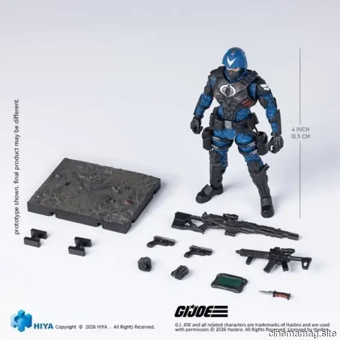 Figura de acción Cobra Officer de la mini serie Exquisite de G.I. Joe revelada por Hiya Toys