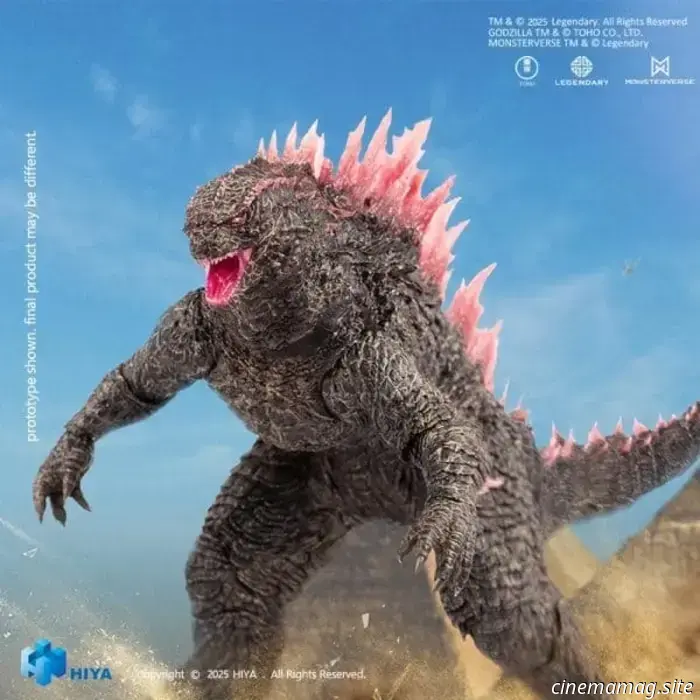 Hiya Toys lanza la figura de acción Godzilla Evolved con Rayo de Calor de Godzilla x Kong: The New Empire
