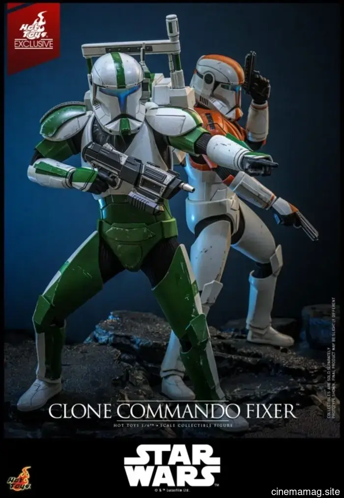 Star Wars: La figura de sexta escala del Clone Commando Fixer de Republic Commando revelada por Hot Toys