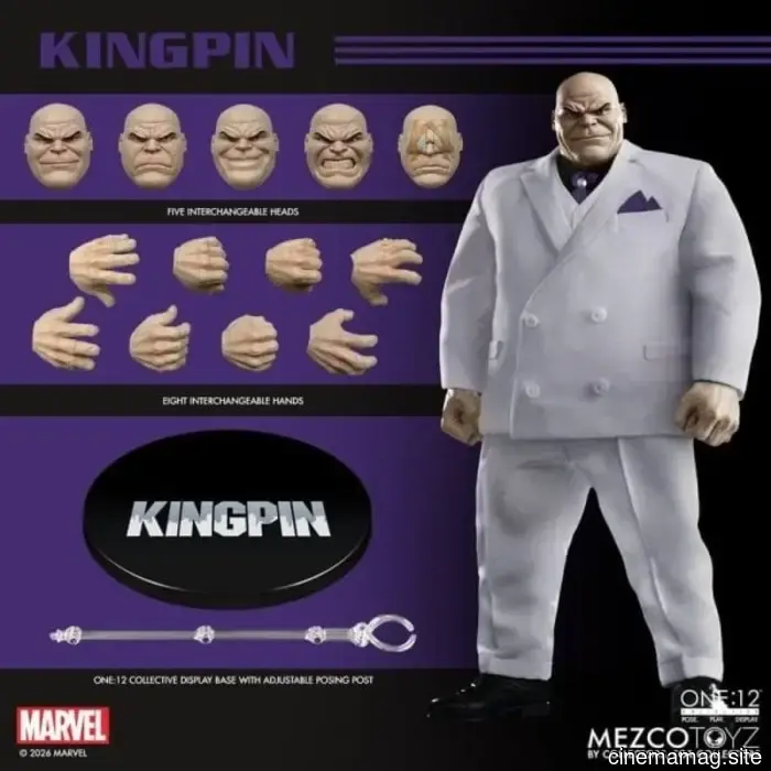 Фигурка Marvel's Kingpin One:12 Collective представлена компанией Mezco Toyz