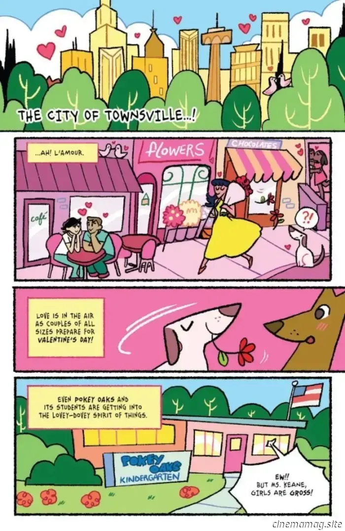 The Powerpuff Girls Valentine's Mwah Mwah Kissy Face Special #1 - Avance de cómic