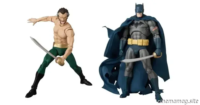 Medicom presenta las figuras MAFEX de Batman: Hush correspondientes a Batman y Ra's al Ghul.