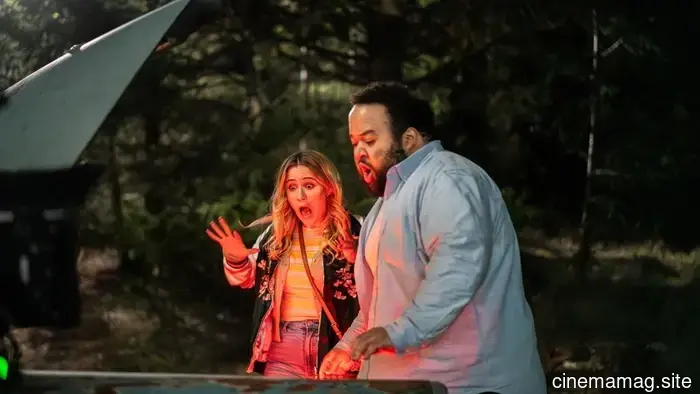 Trailer for the crime comedy All Night Wrong featuring Maria Bakalova and Zach Cherry.