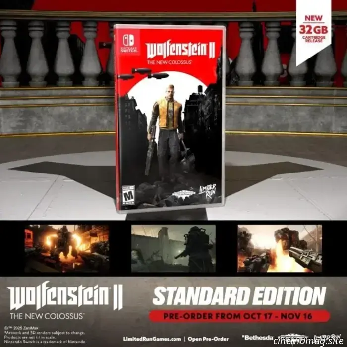 Wolfenstein II: The New Colossus opens pre-orders for physical editions on Nintendo Switch.