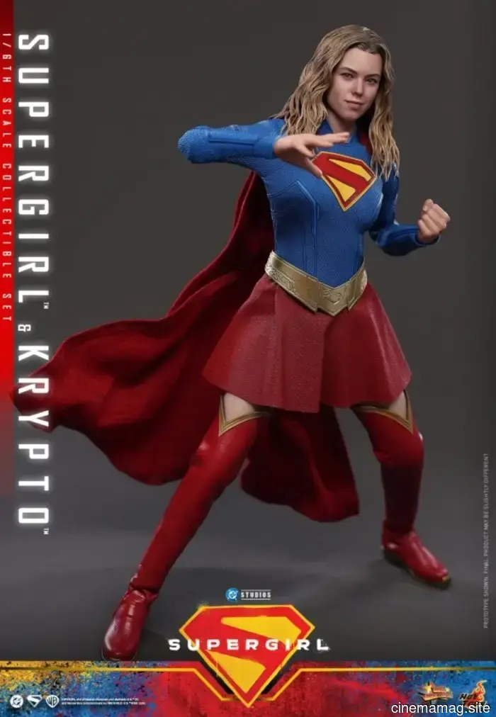 Hot Toys lanza el set de figuras de acción coleccionables de Supergirl y Krypto a escala sexta.