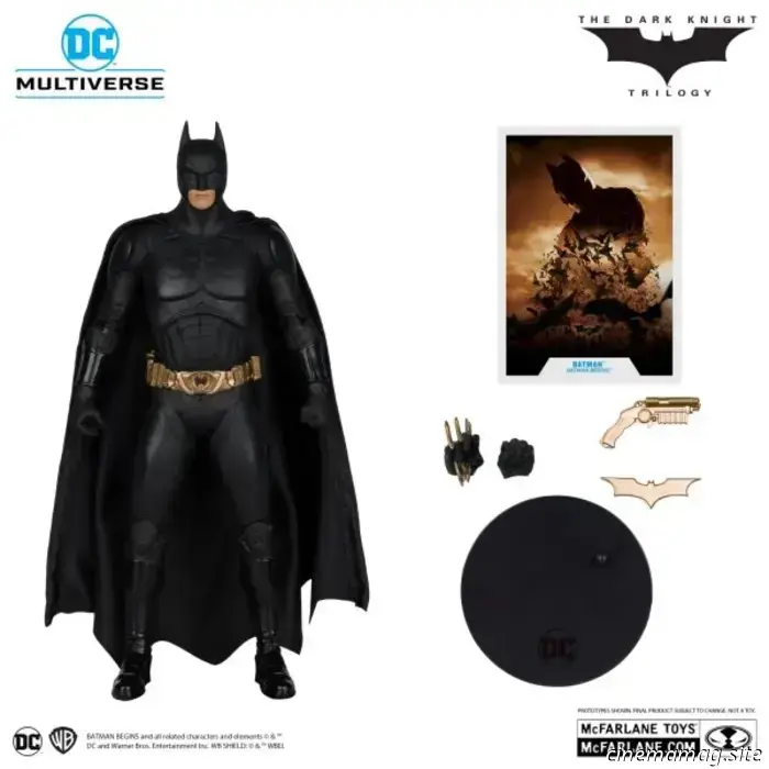 McFarlane's DC Multiverse series introduces action figures of Batman from 1989 and Batman Begins.