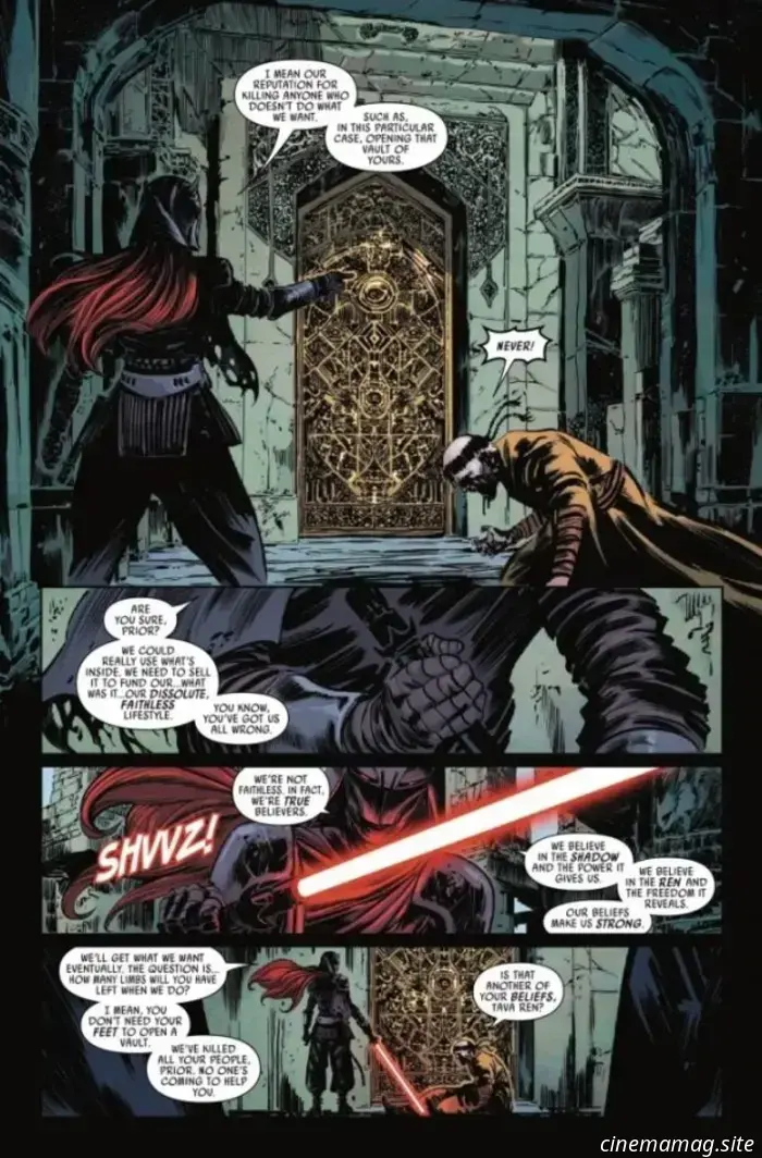 Познакомьтесь с Тавой Рен в превью комикса Marvel's Star Wars: Legacy of Vader №8