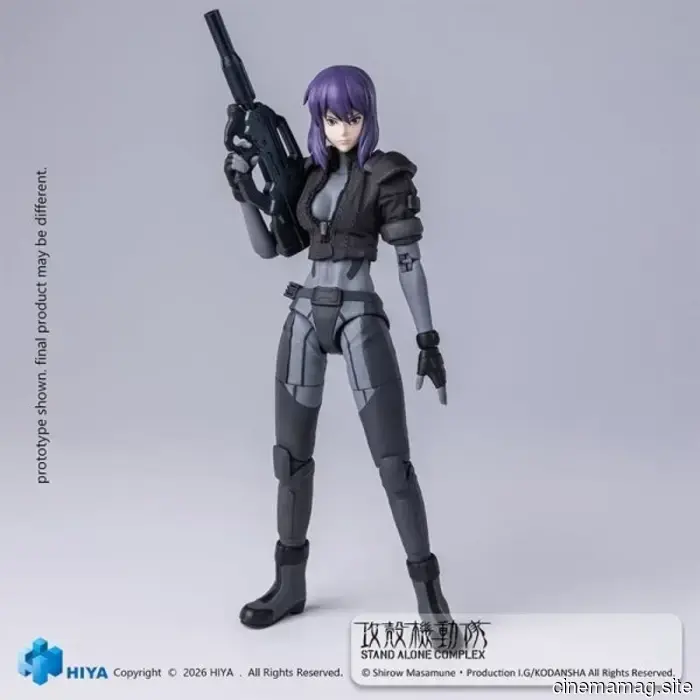 Hiya Toys presenta la figura de acción Motoko Kusanagi Ghost in the Shell: Stand Alone Complex de la Exquisite Super Series.