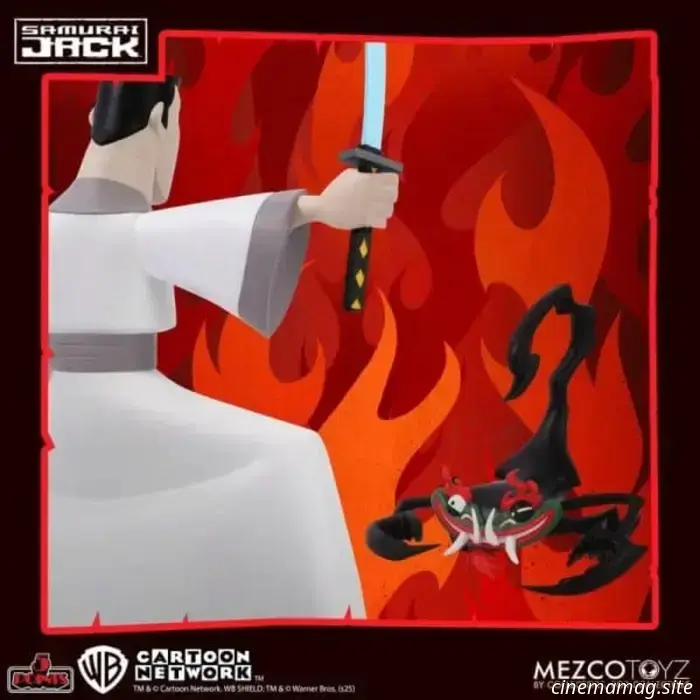 Samurai Jack is now part of Mezco Toyz's 5 Points collection with a premium action figure set.