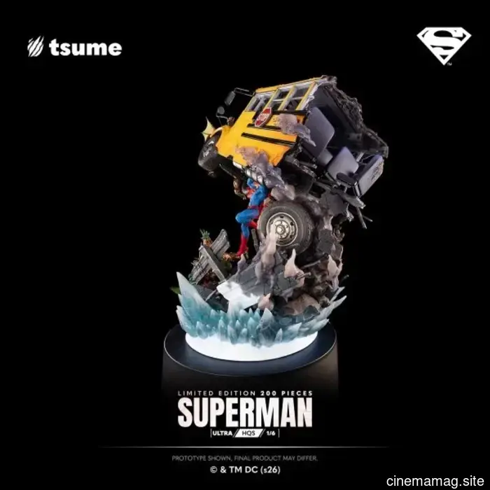 Tsume Art presenta la estatua coleccionable Ultra HQS de Superman inspirada en Jim Lee.