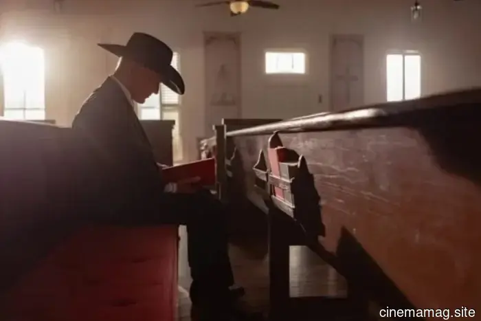 Beth and Rip are back in the trailer for the new Yellowstone spinoff, Dutton Ranch.