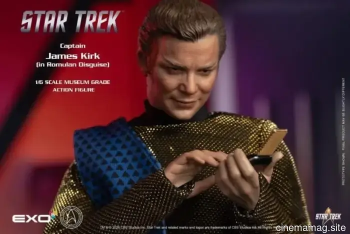 EXO-6 has unveiled a sixth scale figure of James T. Kirk in Romulan disguise from Star Trek.