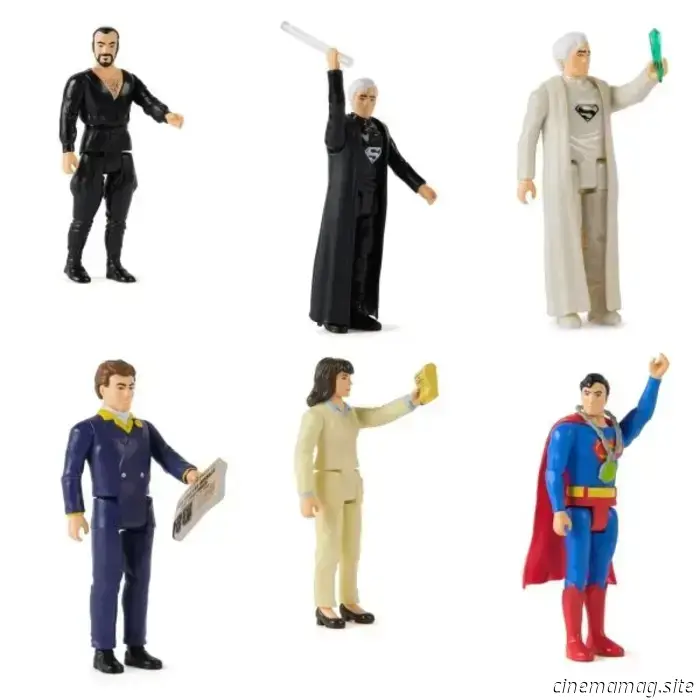 Figuras de acción de la Colección Retro Superman de DC Comics presentadas por Spin Master