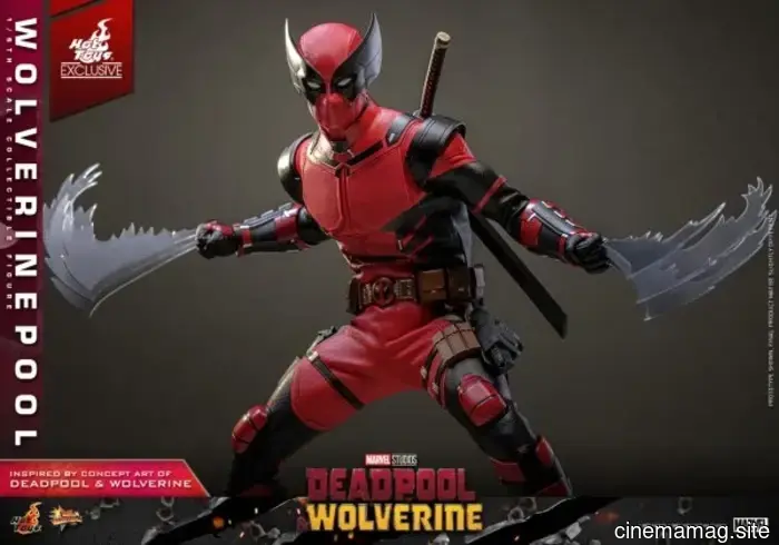 Wolverinepool se une a la colección de Deadpool y Wolverine de Hot Toys con una figura de sexta escala.