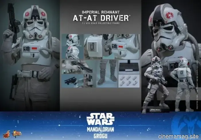 Hot Toys has introduced the sixth scale figure of the Imperial Remnant AT-AT Driver from Star Wars: The Mandalorian, featuring Grogu.