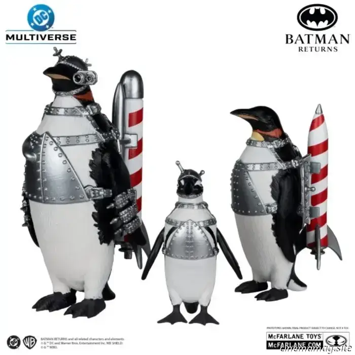 Le action figure di Batman Returns della linea DC Multiverse svelate da McFarlane Toys