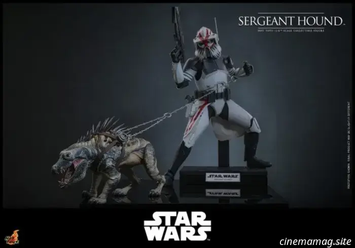 Figura a escala 1:6 del sargento Hound de Star Wars: The Clone Wars, presentada por Hot Toys