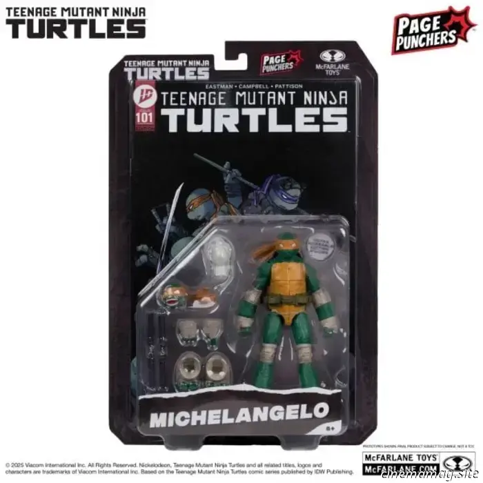 McFarlane Toys has revealed new Teenage Mutant Ninja Turtles Page Punchers figures.