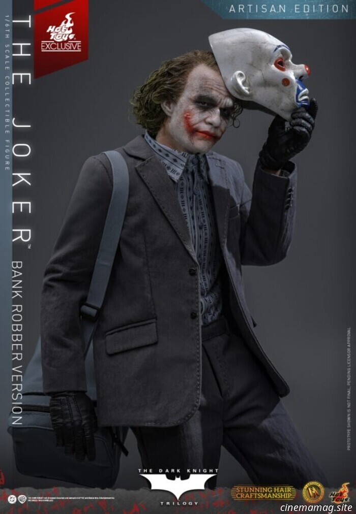 Джокер (Грабитель банков) Фигурка из серии Dark Knight Artisan Edition, представленная Hot Toys