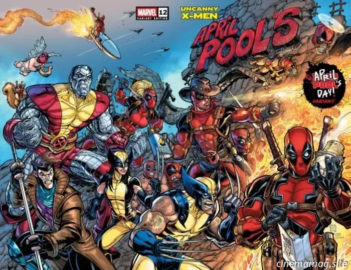 Deadpool celebrates April Fool's Day with special Marvel variant covers.