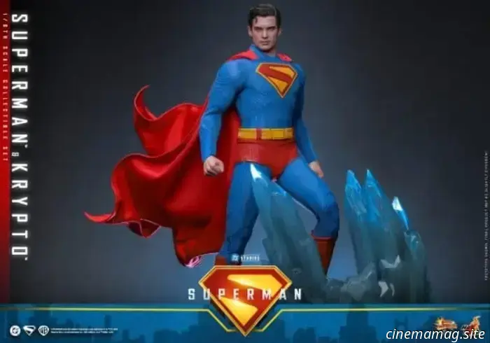 Hot Toys has officially revealed the sixth scale figures of Superman and Krypto, showcasing David Corenswet's portrayal of the Man of Steel.