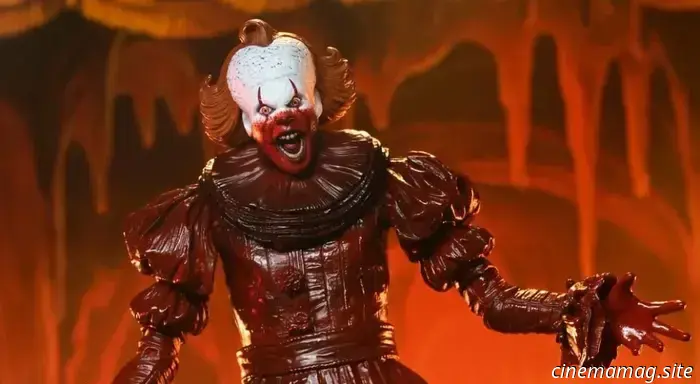 NECA unveils the Ultimate Blood Pennywise figure from IT: Welcome to Derry.