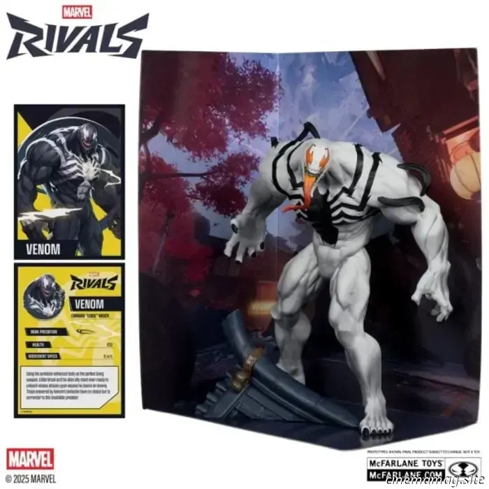 McFarlane Toys presentó las figuras coleccionables de Hulk y Venom de Marvel Rivals.