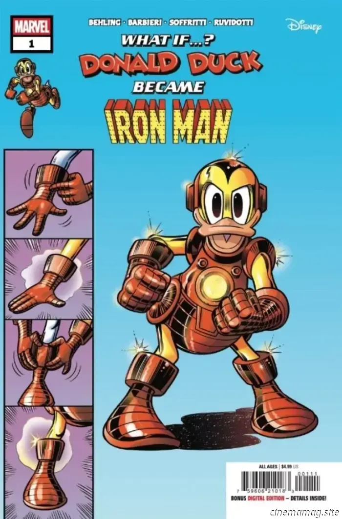 Marvel & Disney: What If…? Donald Duck Became Iron Man #1 - Comic Book Sneak Peek