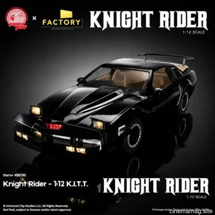 Ramen Toy and Factory Entertainment have revealed an action figure playset featuring Michael Knight and KITT from Knight Rider.