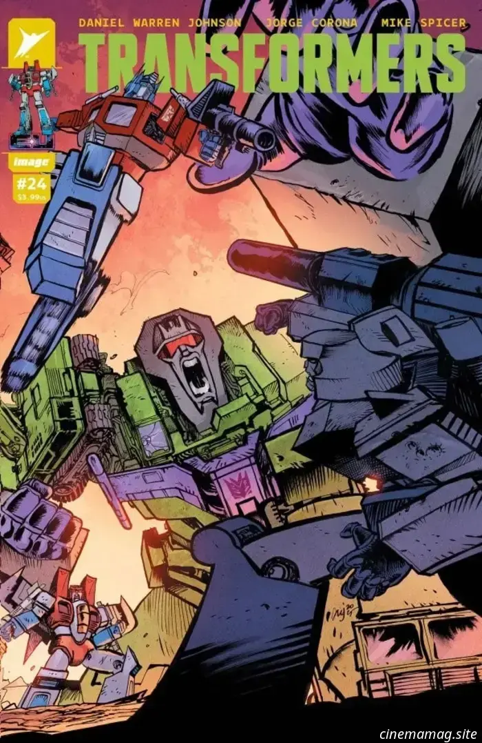 Оптимус Прайм и Мегатрон ведут ожесточённую схватку в превью Transformers №24