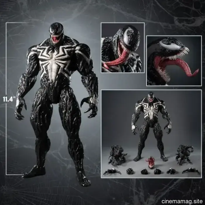 Venom recibe el tratamiento DLX de Threezero con la figura de Marvel's Spider-Man 2.