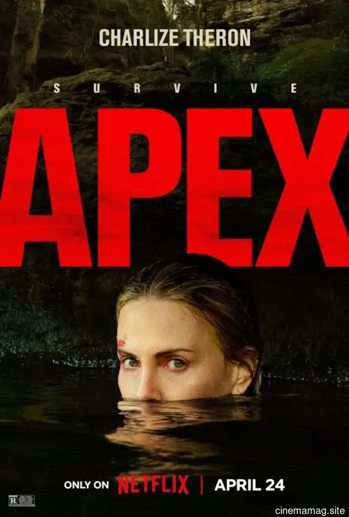 New trailer released for the Netflix survival thriller "Apex," featuring Charlize Theron and Taron Egerton.