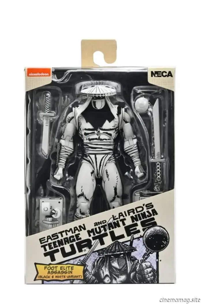NECA presenta le nuove action figure Teenage Mutant Ninja Turtles Mirage Studios Black & White variant