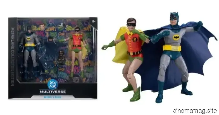 DC Multiverse 1966 Batman y Robin McFarlane Edición de Coleccionista 2-pack revelado