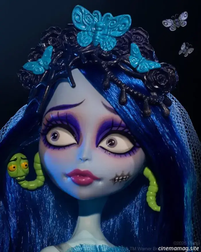 Mattel lancia la bambola Monster High Skullector x La sposa cadavere Emily