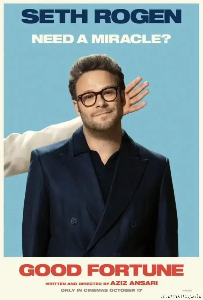 Aziz Ansari's Good Fortune is graced with a collection of character posters.